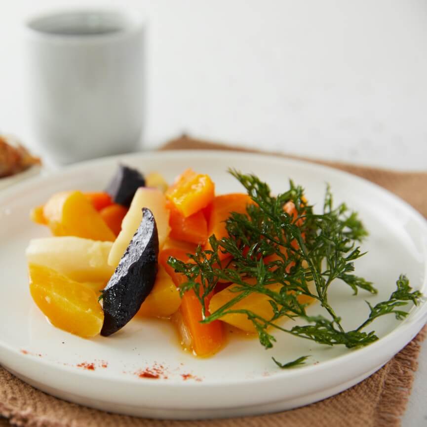 Mon panier de saveurs - Barigoule de carottes de couleur