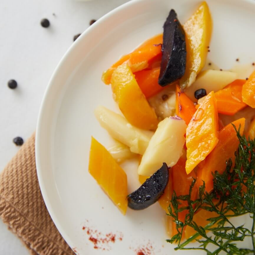 Mon panier de saveurs - Barigoule de carottes de couleur