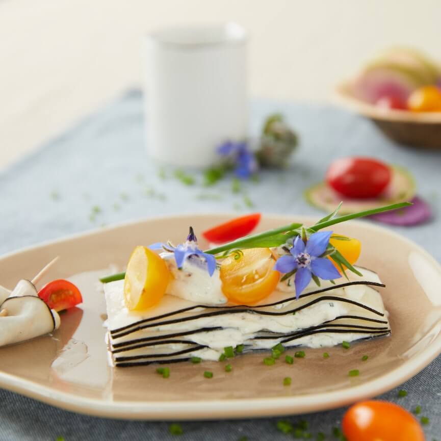 Mon panier de saveurs - Mille-feuille de radis noir