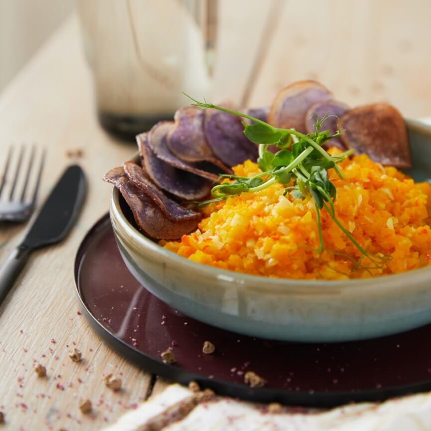 Mon panier de saveurs - Risotto de potimarron et panais