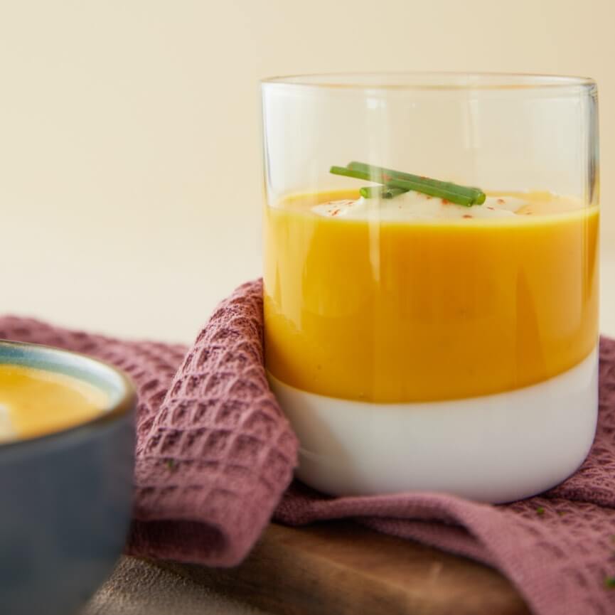 Mon panier de saveurs - Velouté de potimarron et panais