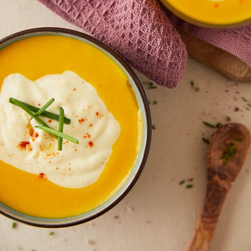 Mon panier de saveurs - Velouté de potimarron et panais