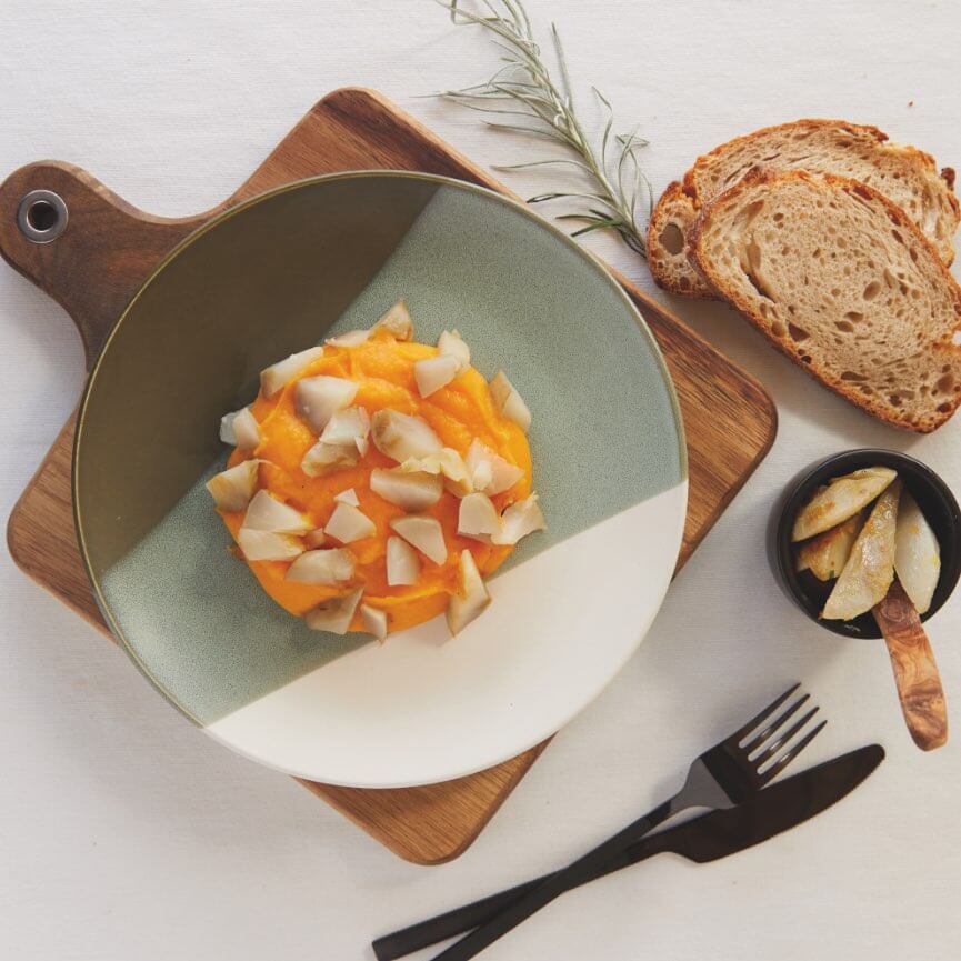 Mon panier de saveurs - Purée de carottes et éclats de topinambours